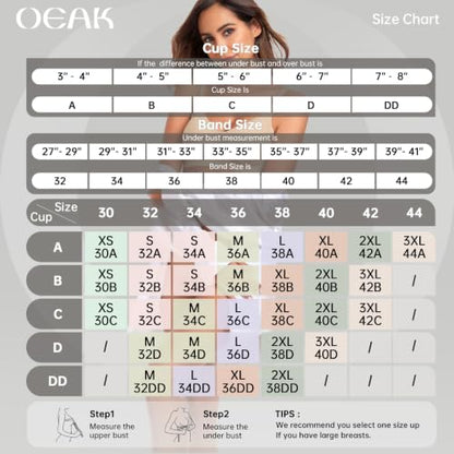 OEAK Womens Wireless Jelly Bras Comfortable Gel Bra Everyday Tshirt Bras - color: Airy Nude, size: Small
