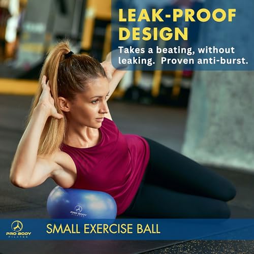 ProBody Pilates Ball Small — 9 Inch Small Exercise Ball - color: Blue