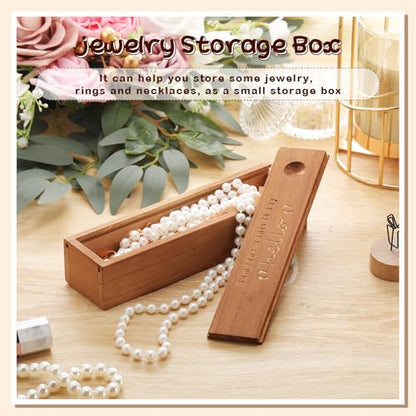 Qunclay Pregnancy Test Gifts Box Keepsake Announcement - color: Brown