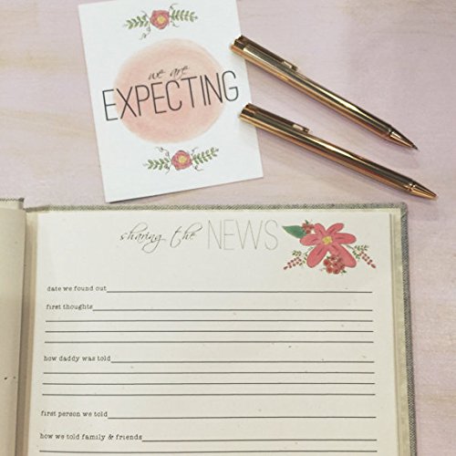 Pregnancy Journal, Diary and Planner for Expecting Mothers. Grey Stripe. Beautiful and Unique Gift for Moms
