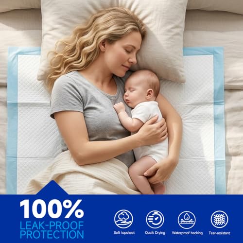 VISRIE 70 Pack 30” x 36”Super Absorbent Disposable Bed Pads for Adult