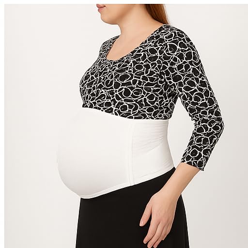 Maternity Belt for Pregnancy, Pregnancy Support Belt for Pelvic Pain with Side Closure for Pregnant Women - Medium - Belly Band - size: M