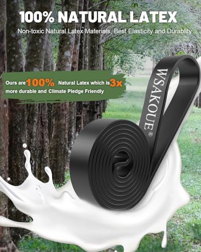 Resistance Bands, Pull Up Bands, Exercise Workout Bands for Working Out, Pull Up Assistance Bands Set for Men & Women, Body Stretching, Physical Therapy, Muscle Training