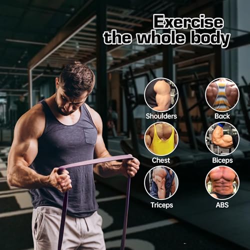 Resistance Bands, Pull Up Assistance for Men/Women, Exercise Bands, Workout Bands for Body Stretching, Physical Therapy, Muscle Training