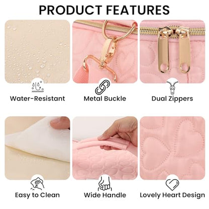 Breast Pump Bag Compatible with Spectra S1/S2, Dual-Layer Carrying Case