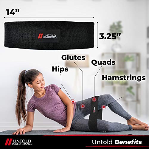 Heavy Resistance Bands - Hip Bands for Working Out, Premium Exercise Bands Resistance, Durable Resistance Bands for Strength, Flexibility & Glute Workouts