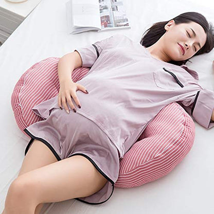 Pregnancy Pillow – Full Body Maternity Pillow for Side Sleepers, Ergonomic Support for Back, Belly, Hips & Legs