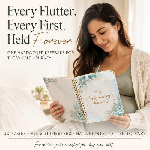 90-Page Pregnancy Journal for First-Time & Expecting Moms