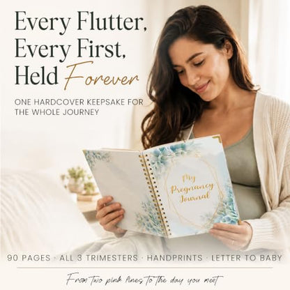 90-Page Pregnancy Journal for First-Time & Expecting Moms