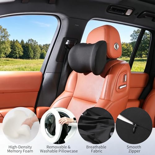 Neck Pillow, Memory Foam Cervical Cushion for Car Seat