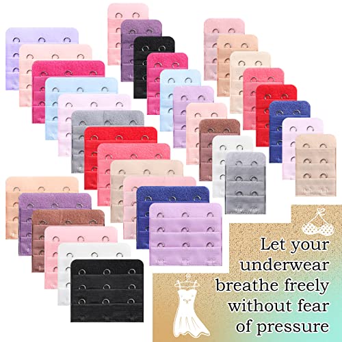 Eboot 36 Pcs Women's Bra Extenders 2 Hook / 3 Hook