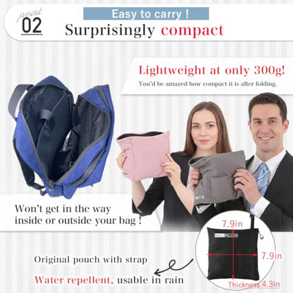 Riverland Travel Pillow Neck Strong Support Easy to Carry Compact - color: Olivegray