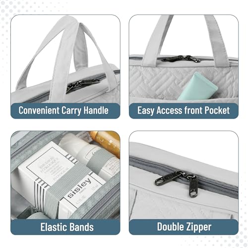 Travel Toiletry Bag Organizers, Gray