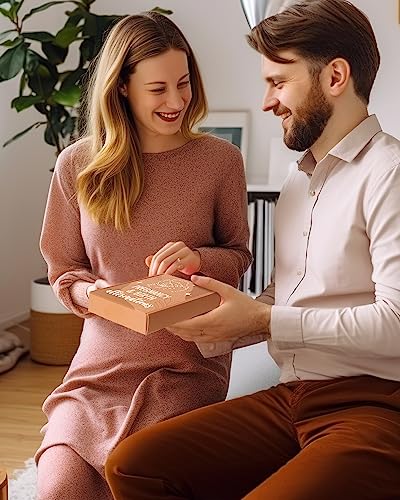 Levfla Pregnancy and Birth Affirmation Cards Wooden Engraved Labor Comb - size: Affirmation Cards & Comb