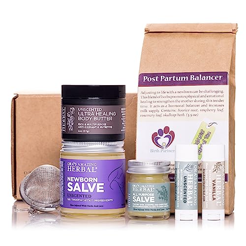 Ora's Amazing Herbal New Mama Gift, Natural Postpartum Care, Postpartum Care Package, Natural Baby Gifts, Natural Skin Care for New Baby and Mother, Postpartum Tea, New Mom Gifts