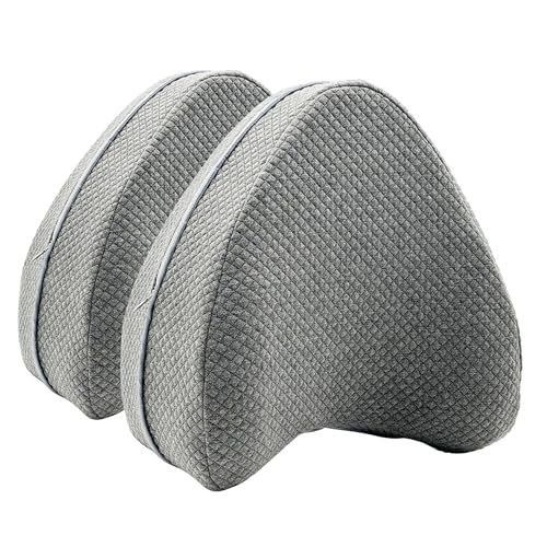Knee Pillow Cover for Contour Legacy Knee Support Pillow (Gray, 2) - color: Gray，2 Pack