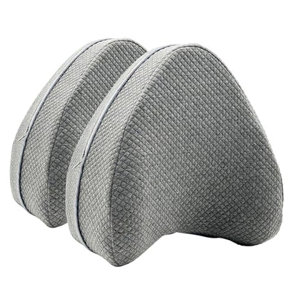 Knee Pillow Cover for Contour Legacy Knee Support Pillow (Gray, 2) - color: Gray，2 Pack