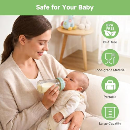 Breastmilk Storage Bottles 11oz for Momcozy 22oz Milk Cooler, Spectra Pumps - size: 6 Pack