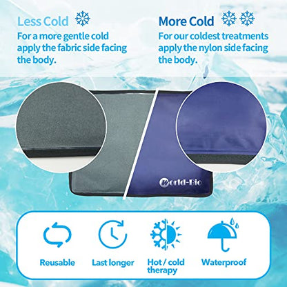 Extra Large Ice Pack for Back Injuries, 23.2" x 14.5" - size: 23.2" x 14.5"