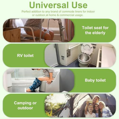 Super Absorbent Commode Pads 50 Pcs - color: 50 Pcs 5*4.75 in