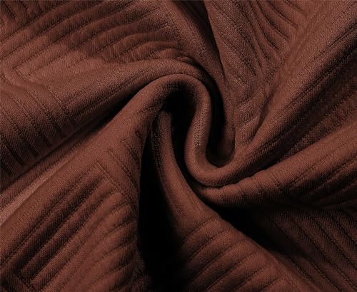 Tankaneo Womens Short Sets 2 Piece Outfits Summer Matching Lounge Set - color: Coffee, size: X-Large