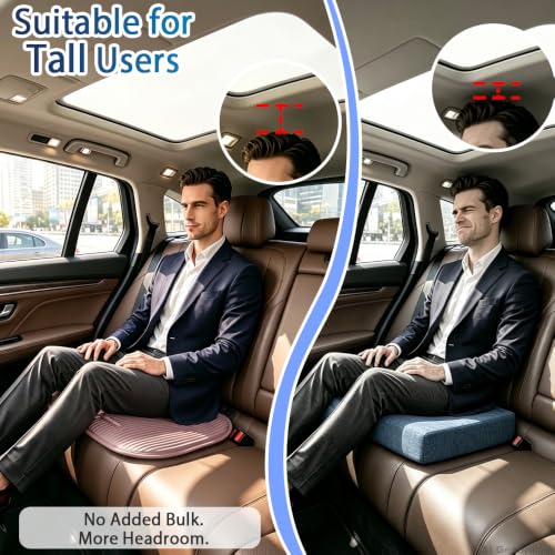 Cooling Gel Seat Cushion for Long Sitting, Pink - color: Pink