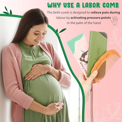 2 Pack Labor Comb Pregnancy Must Haves Labor and Delivery Essentials - style: 2 Pack-Wave
