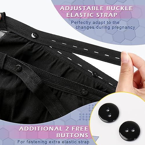 beister Maternity Compression Tights, 20-30 mmHg Footless High-Waist - color: Black, size: Medium