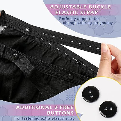 beister Maternity Compression Tights, 20-30 mmHg Footless High-Waist - color: Black, size: Medium