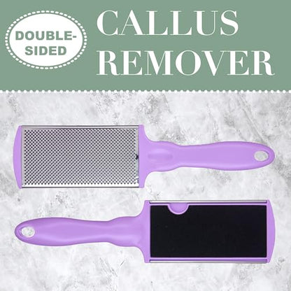Lilac Callus Remover Tool - Professional Foot File & Callus Shaver for Feet - color: Lilac