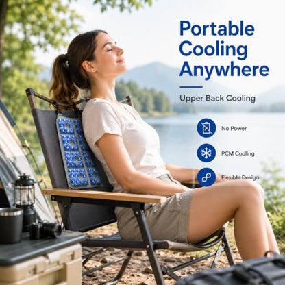 Cooling Chair Pad for Office Chair and Car Seat, Reusable PCM Pad