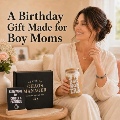 Birthday Gifts for Mom from Son, Ready to Gift Box for Mom - style: Boy Mom Gifts Box