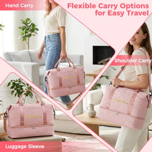 Large Maternity Hospital Bag, Pink - color: Pink