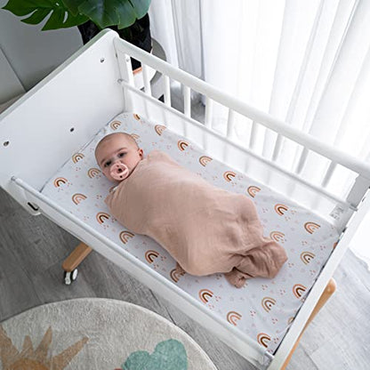 Muslin Nursing Cover and Muslin Swaddle Blankets Pack of 2 Bundled by Comfy Cubs