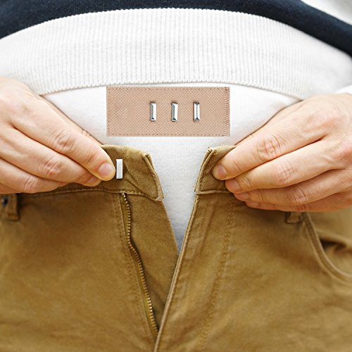Toodoo 10 Pieces Pants Waist Button Extenders for Men and Women
