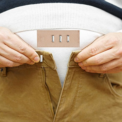 Toodoo 10 Pieces Pants Waist Button Extenders for Men and Women