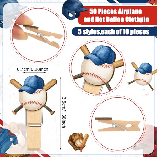 Patelai 321 Pcs Baby Shower Games Supplies, Baseball - style: Baseball