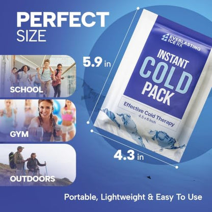 5000 Pack Instant Ice Packs for Injuries, Bulk Full Pallet Delivery - style: 5000 Pack