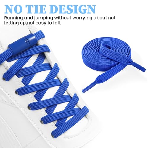Neo-wows No Tie Shoelaces Elastic Laces for Kids Adults Athletic Sneakers - color: Silver