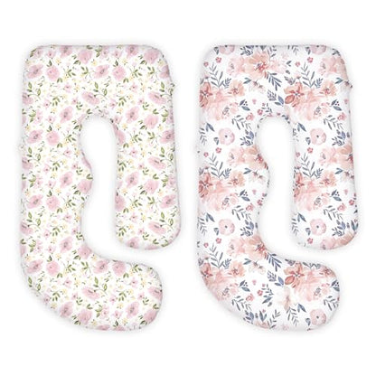TotAha Soft Pregnancy Pillow Cover Compatible with Momcozy Body Pillow - color: Meredith Allover Floral