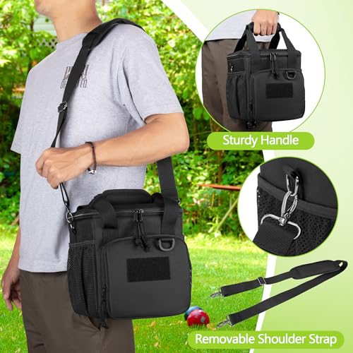 DSLEAF Bocce Ball Carry Bag for 8 Balls, Bocce Ball Storage Bag, Bag Only