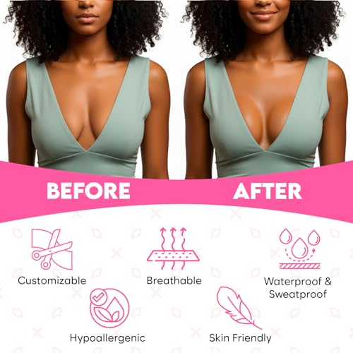 Boob Tape, Silicone Nipple Covers, Invisible, Strapless Dress Accessories