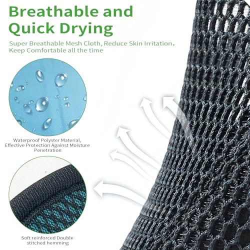 Patient Positioning Bed Pads with Reinforced Handles–36" x 34" Washable & Reusable Transfer Sheets, Draw Sheets for Elderly Care, Turning, Lifting & Repositioning - color: 02blue-36*34"