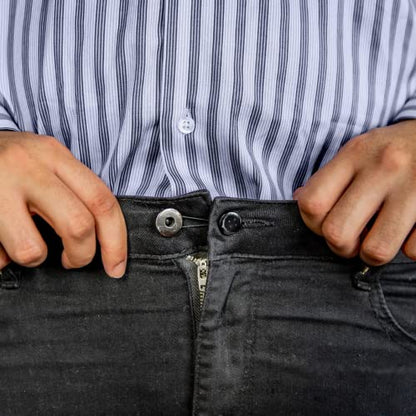 COCHIC® Pants Button Extender - Waistband Expander for Pants - Non-Metal - Button Extenders for Jeans