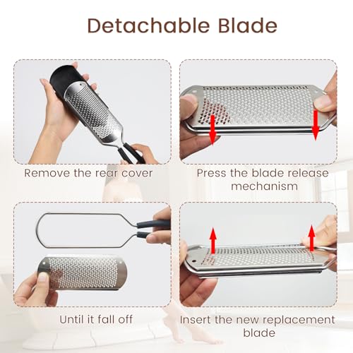 Colossal Foot Rasp Scraper - Callus Remover Detachable Big Hole - size: 1 Count (Pack of 1), style: Big Hole