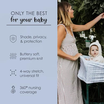 Milk Snob Original 5-in-1 Baby Nursing & Carseat Cover (Soho)