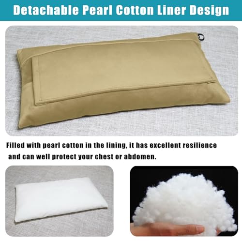 Post Surgery SeatBelt Pillow for Pregnancy Mastectomy Hysterectomy Recovery - color: Beige
