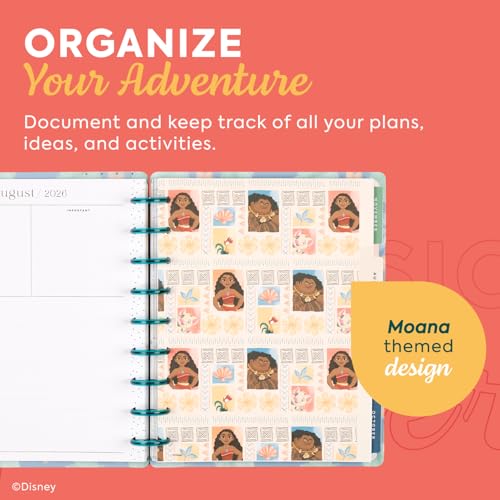 Happy Planner Disney Moana Disc-Bound 12-Month Planner