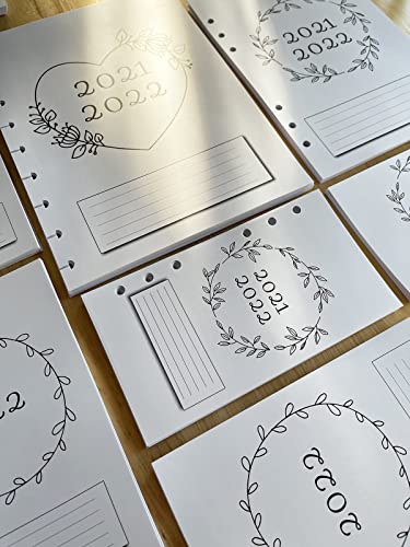 Contact List Inserts for the Mini Happy Planner, Fits 7-Disc Notebook, Planner Contact Information, Pre-punched Happy Planner Inserts, Pre-punched Contact Information