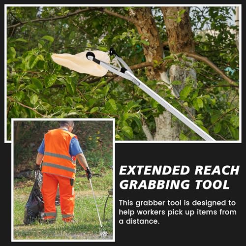Sabary 5 Pack Suction Cup Grabber Reacher Tool Trash Picker,Black,43inch - color: Black, size: 43 Inch